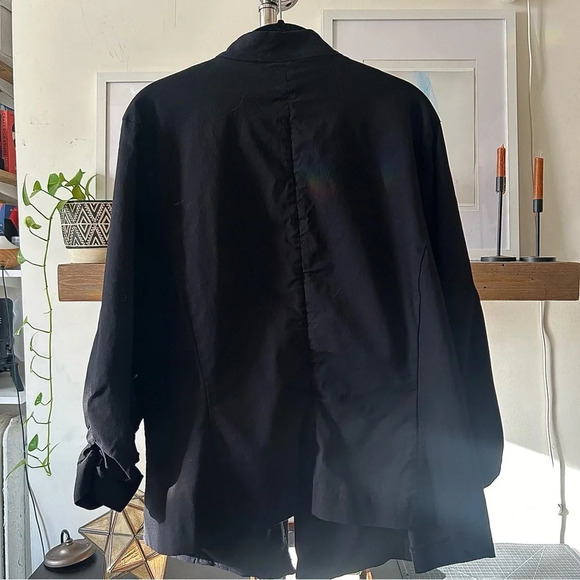 Torrid Deluxe Stretch Ruched Sleeved Blazer (Plus Size) - Picture 7 of 10